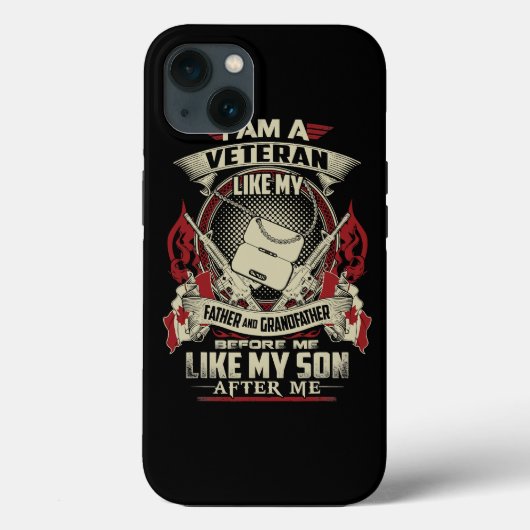 私は私の前の父のようなカナダの退役軍人である3 Case-Mate iPhoneケース (裏面)