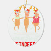 私は私の前Kが大好き セラミックオーナメント (左)