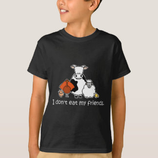 私は私の友人を食べません Tシャツ
