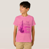 私は私の叔母さんのためのRockinのピンクです Tシャツ (正面フル)