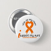 私は私の叔母さんを支えますLeukemia 缶バッジ (正面&裏面)