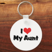 私は私の叔母のキーチェーンが大好き キーホルダー (正面)