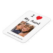 私は私の叔母の写真のマグネットの記念の写真が大好き マグネット (左側)