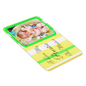 私は私の叔母ライムグリーンマグネットが大好パーソナライズされたき マグネット (右側)