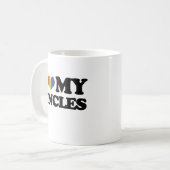 私は私の叔父さんを愛します コーヒーマグカップ (正面左)