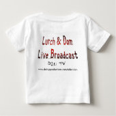 私は私の叔父さんを愛します(傾き及びDomの生中継) ベビーTシャツ (裏面)