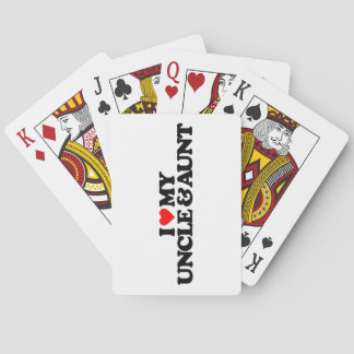 私は私の叔父さん及び叔母さんを愛します トランプ