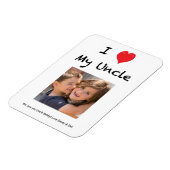 私は私の叔父のフォトマグネットの形見が大好き マグネット (左側)