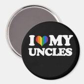 私は私の叔父を愛している – マグネット (正面/裏面)