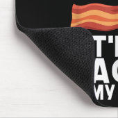 私は私の口の中でフィットネスベーコンにTシャツBbq肉 マウスパッド (コーナー)