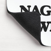 私は私の口やかましい妻を愛します マウスパッド (コーナー)