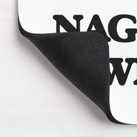 私は私の口やかましい妻を愛します マウスパッド (コーナー)