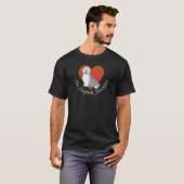 私は私の古い英語シェプドッグが大好き!T-シャツ Tシャツ (正面フル)
