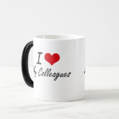 私は私の同僚を愛します モーフィングマグカップ (正面左)