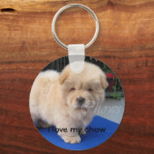 私は私の喉が大好きだ キーホルダー (正面)