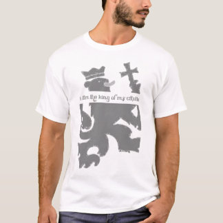 私は私の城の王です Tシャツ