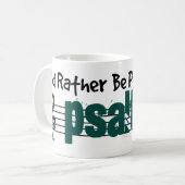 私は私の塩漬けになる遊ほうがいい コーヒーマグカップ (正面左)