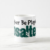 私は私の塩漬けになる遊ほうがいい コーヒーマグカップ (中央)