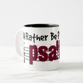 私は私の塩漬けになる遊ほうがいい ツートーンマグカップ (正面左)