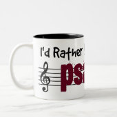 私は私の塩漬けになる遊ほうがいい ツートーンマグカップ (左)