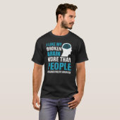 私は私の壊れた脳外科戦士Survが好き Tシャツ (正面フル)