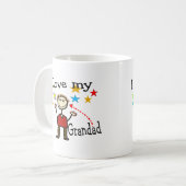 私は私の壮大なパパを愛します コーヒーマグカップ (正面左)