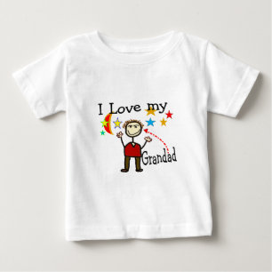 私は私の壮大なパパを愛します ベビーTシャツ