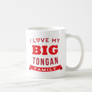 私は私の大きいTongan家族会のTシャツのアイディアを愛します コーヒーマグカップ