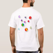 私は私の大理石を失った! Tシャツ (裏面)