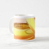 私は私の夫のマグを愛します コーヒーマグカップ (正面左)