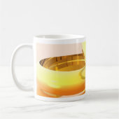 私は私の夫のマグを愛します コーヒーマグカップ (左)