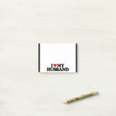 私は私の夫を愛します ポストイット (デスク上)