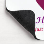 私は私の夫を愛します マウスパッド (コーナー)