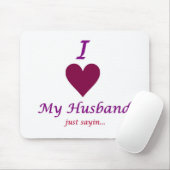 私は私の夫を愛します マウスパッド (マウス)