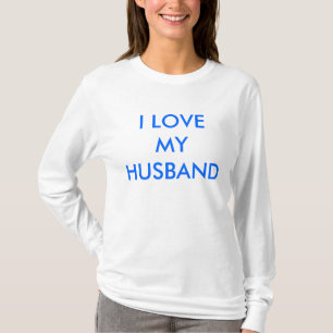 私は私の夫を愛します Tシャツ