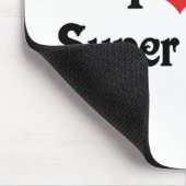 私は私の女を愛しすごいている マウスパッド (コーナー)