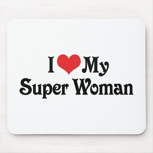 私は私の女を愛しすごいている マウスパッド (正面)