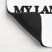 私は私の女主人を愛します マウスパッド (コーナー)