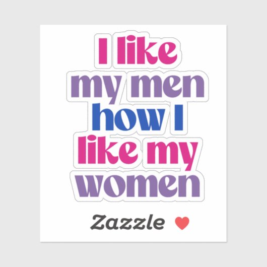 私は私の女性が好きだという私の男性が好きだ シール (シート)