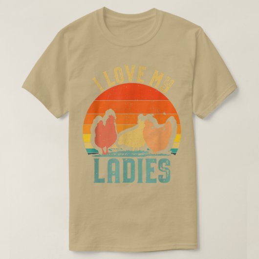 私は私の女性のユーモアおもしろい家禽の農業農場 Tシャツ (デザイン正面)