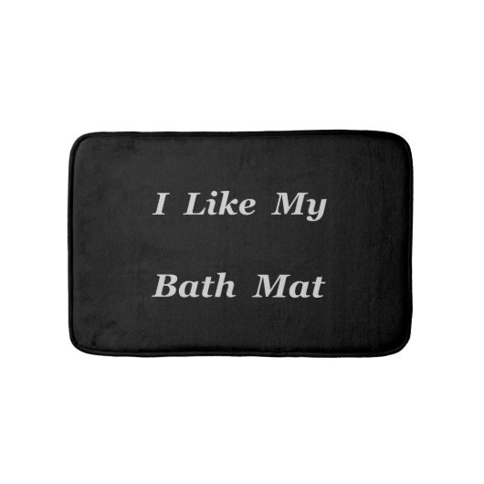 私は私の好き バスマット (正面)