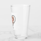 私は私の妹を愛して – 最高の友達のギフトパーソナライズされた タンブラーグラス (左)