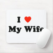私は私の妻のマウスパッドを愛します マウスパッド (マウス)