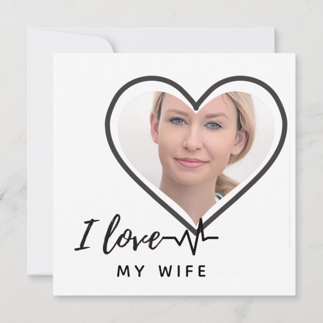 私は私の妻の写真のギフトを愛最高のす – 友人カスタム友 (正面)