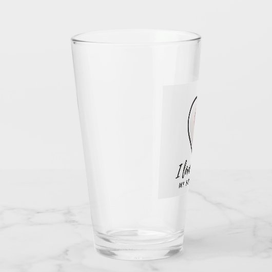 私は私の妻を愛してい最高のる – 友人パーソナライズされた写真 タンブラーグラス