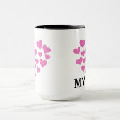 私は私の妻を愛します マグカップ (中央)