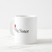 私は私の姉を愛します コーヒーマグカップ (正面左)