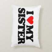 私は私の姉妹を愛します アクセントクッション (裏面(縦))