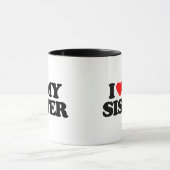 私は私の姉妹を愛します マグカップ (中央)