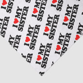 私は私の姉妹を愛します 薄葉紙 (詳細)